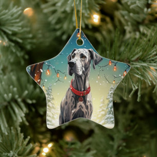 Ornamento De Cerâmica Presente de Memória de Cachorro, Presente para Ama
