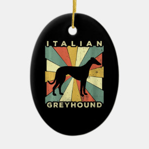 Ornamento De Cerâmica presente de mulheres italianos com cão de galinha