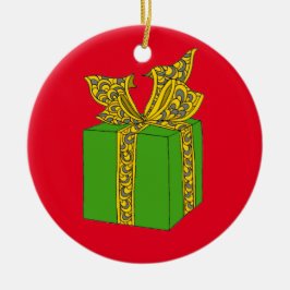 Ornamento De Cerâmica Presente de Natal