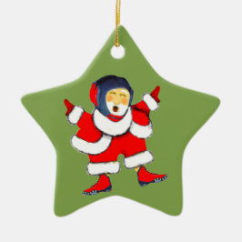 Ornamento De Cerâmica Presente de Natal de luta 2023