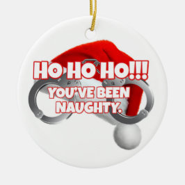 Ornamento De Cerâmica Presente de Natal do policial