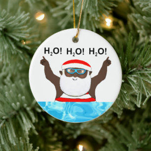 Ornamento De Cerâmica Presente de Natal Personalizado