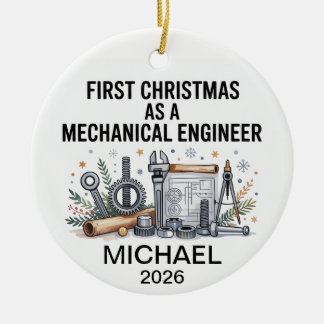 Ornamento De Cerâmica Presente de Ornamentação de Natal 2026 para Engenh