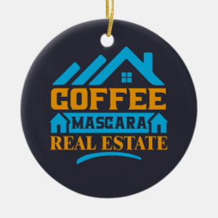 Ornamento De Cerâmica Presente do Realtor   Café Mímcara Imobiliário