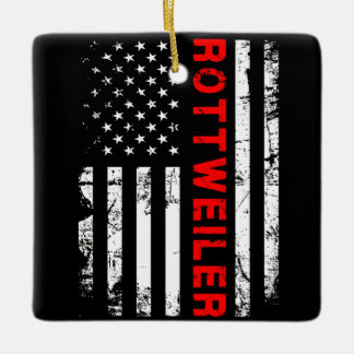 Ornamento De Cerâmica Presente no cão | Eu amo o meu rottweiler