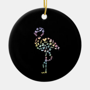 Ornamento De Cerâmica Presente para Amante de Estética de Animal Fofo Fl