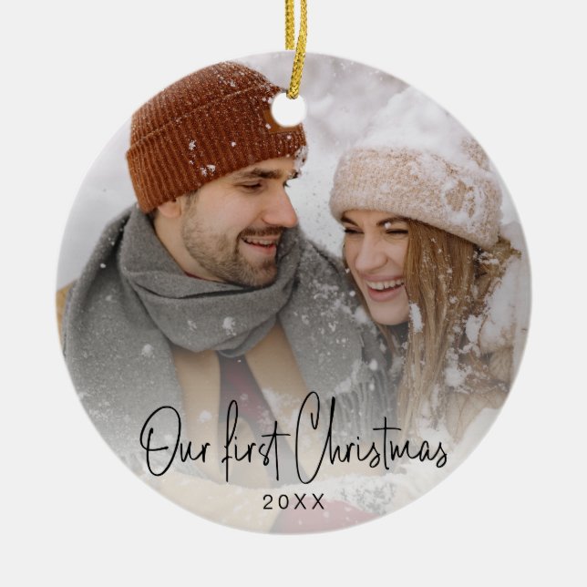 Ornamento De Cerâmica Presente para clientes de pequenas empresas "Nosso (Frente)