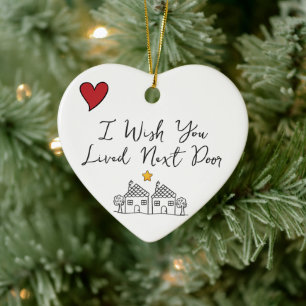 Ornamento De Cerâmica presente para o melhor amigo que eu desejo que voc