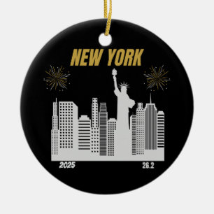 Ornamento De Cerâmica Presente Personalizado para Corredor da Maratona d