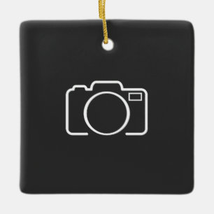 Ornamento De Cerâmica Presente Personalizado para Mãe Pai Família Foto