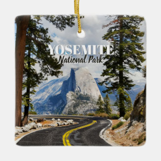 Ornamento De Cerâmica Presente Souvenir Half Dome Parque Nacional de Yos