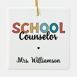 Ornamento De Cerâmica Presentes de Apreciação do Conselheiro Escolar Per