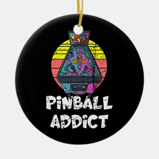 Ornamento De Cerâmica Presentes de Arcade Retroativa Homens ou Mulheres  (Frente)