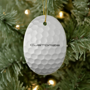 Ornamento De Cerâmica Presentes de Bolas de Golfe Personalizadas da Séri