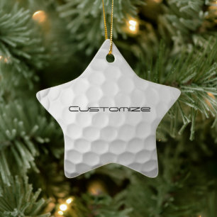 Ornamento De Cerâmica Presentes de Bolas de Golfe Personalizadas da Séri