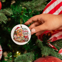 Presentes de Natal para Golden Retriever Engraçado