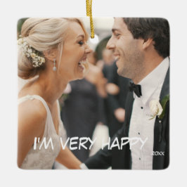 Ornamento De Cerâmica Presentes de noivado para Casais no Natal de 2024