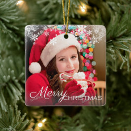Ornamento De Cerâmica Presentes de Saudação da Estação de Natal Moderna