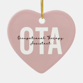 Ornamento De Cerâmica Presentes do Assistente de Terapêutica OTA