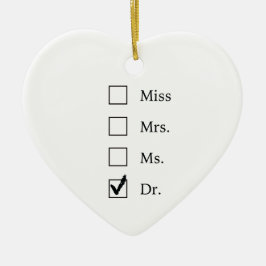 Ornamento De Cerâmica Presentes do PhD para mulheres