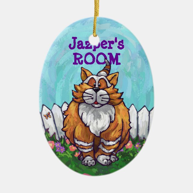 Ornamento De Cerâmica Presentes e acessórios de gengibre (Frente)