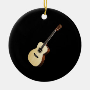 Ornamento De Cerâmica Presentes e produtos design da guitarra acústica