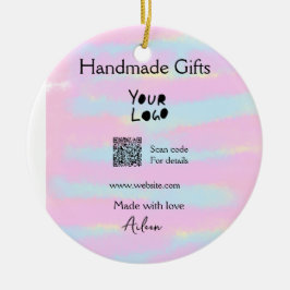 Ornamento De Cerâmica Presentes feitos à mão de pequenas empresas fazem