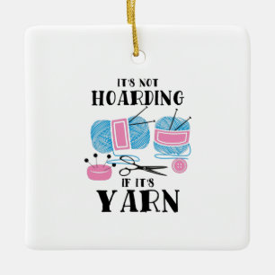 Ornamento De Cerâmica Presentes para tricô de crochê