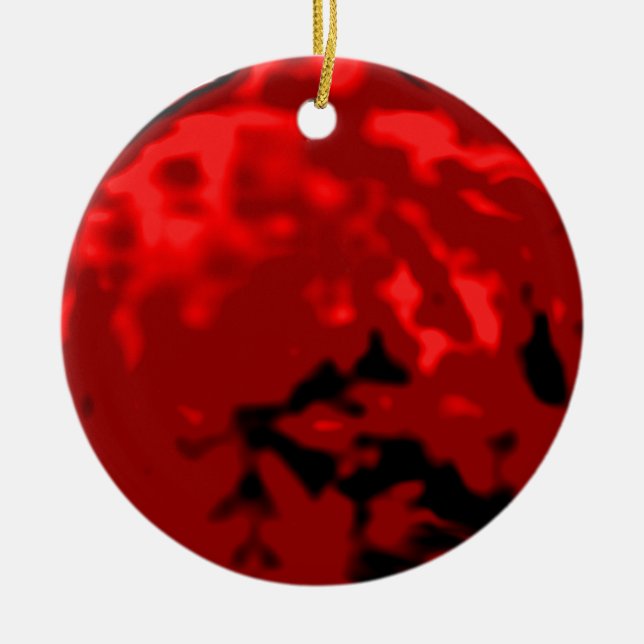Ornamento De Cerâmica Presentes vermelhos de Zazzle do MUSEU de Transp (Frente)