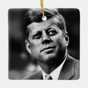 Ornamento De Cerâmica Presidente de John F. Kennedy