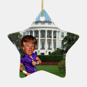 Ornamento De Cerâmica presidente donald trump