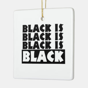 Ornamento De Cerâmica Preto é Preto