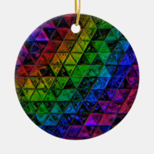 Ornamento De Cerâmica Pride Glass