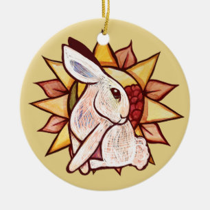 Ornamento De Cerâmica Primavera de Sunshine - Bunny