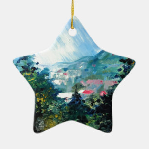 Ornamento De Cerâmica Primavera Season 4