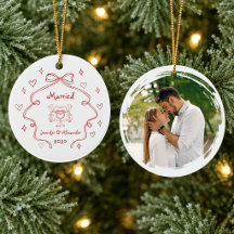 Primeira Foto de Natal Casados