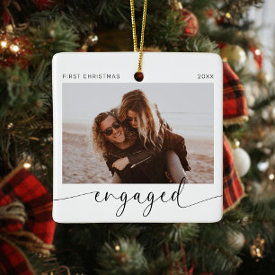 Ornamento De Cerâmica Primeira Maneira de Natal Engajada