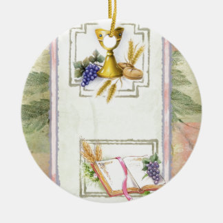 Ornamento De Cerâmica Primeiro comunhão santamente, confirmação
