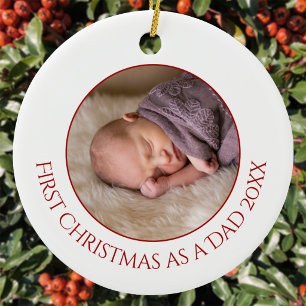 Ornamento De Cerâmica Primeiro Natal como Bebê da Mamãe Foto