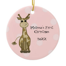 Primeiro Natal do Bebê Girafa