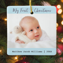 Primeiro Natal do Bebê Lembrança Personalizada