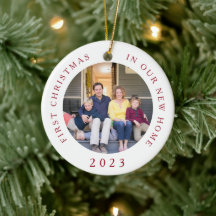 Primeiro Natal Novo Lar Foto de Natal