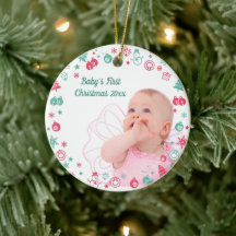 Primeiro Natal Personalizado Natal do Bebê