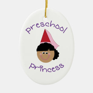 Ornamento De Cerâmica Princesa pré-escolar