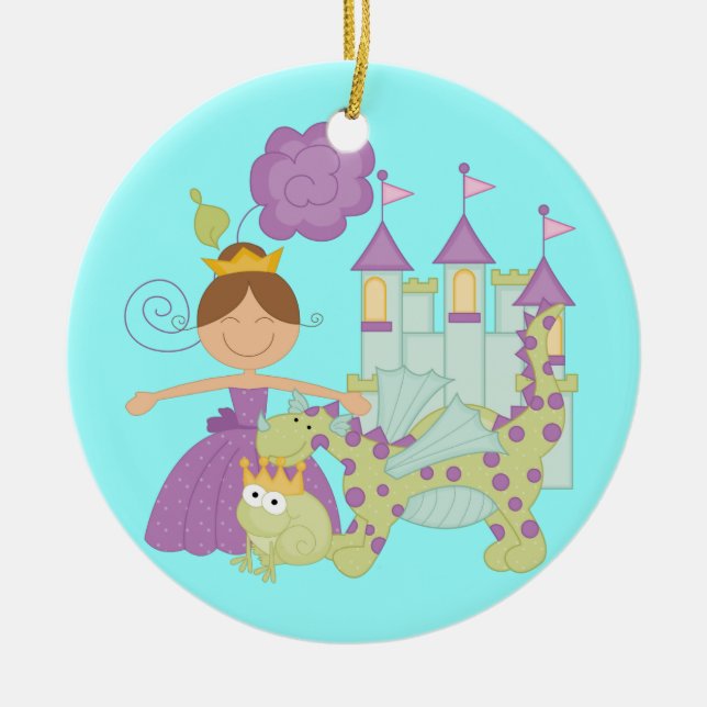 Ornamento De Cerâmica Princesa triguenha (Frente)