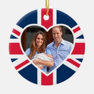 Ornamento De Cerâmica Príncipe George - William & Kate