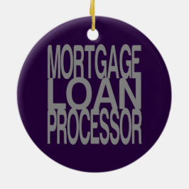 Ornamento De Cerâmica Processador do empréstimo hipotecário no texto de