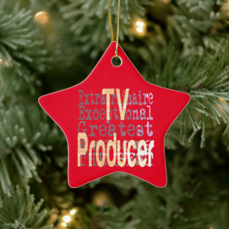 Ornamento De Cerâmica Produtor de TV Extraordinário