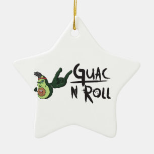 Ornamento De Cerâmica Produtos do rolo de Guac N