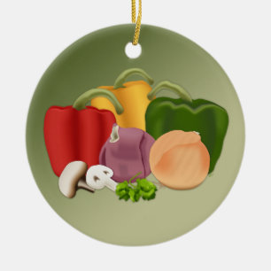 Ornamento De Cerâmica Produtos vegetais